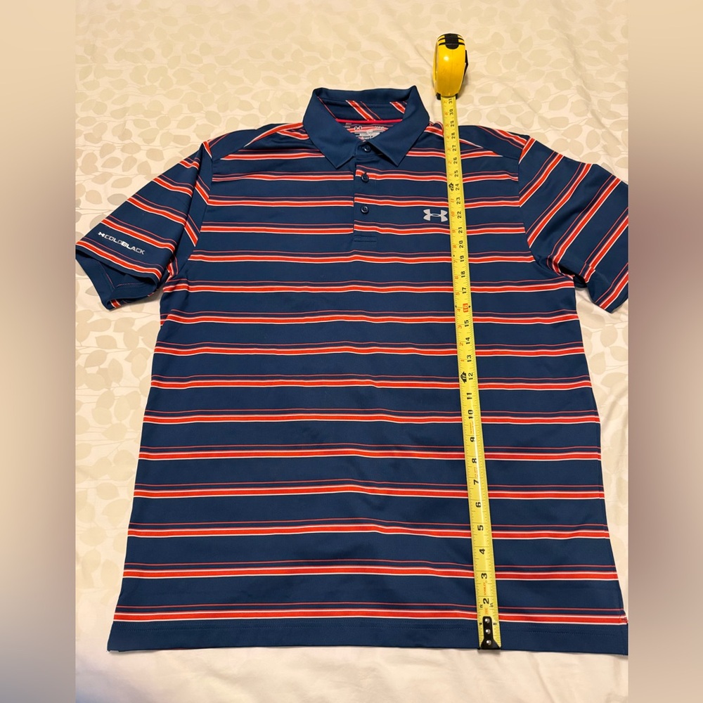 Under Armour Blue and orange Performance Polo Shirt - Picture 4 of 6